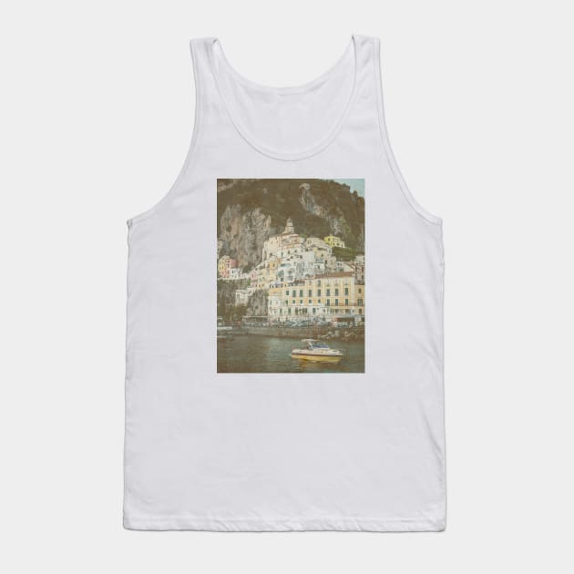 Vintage Amalfi coast Tank Top by Anna H